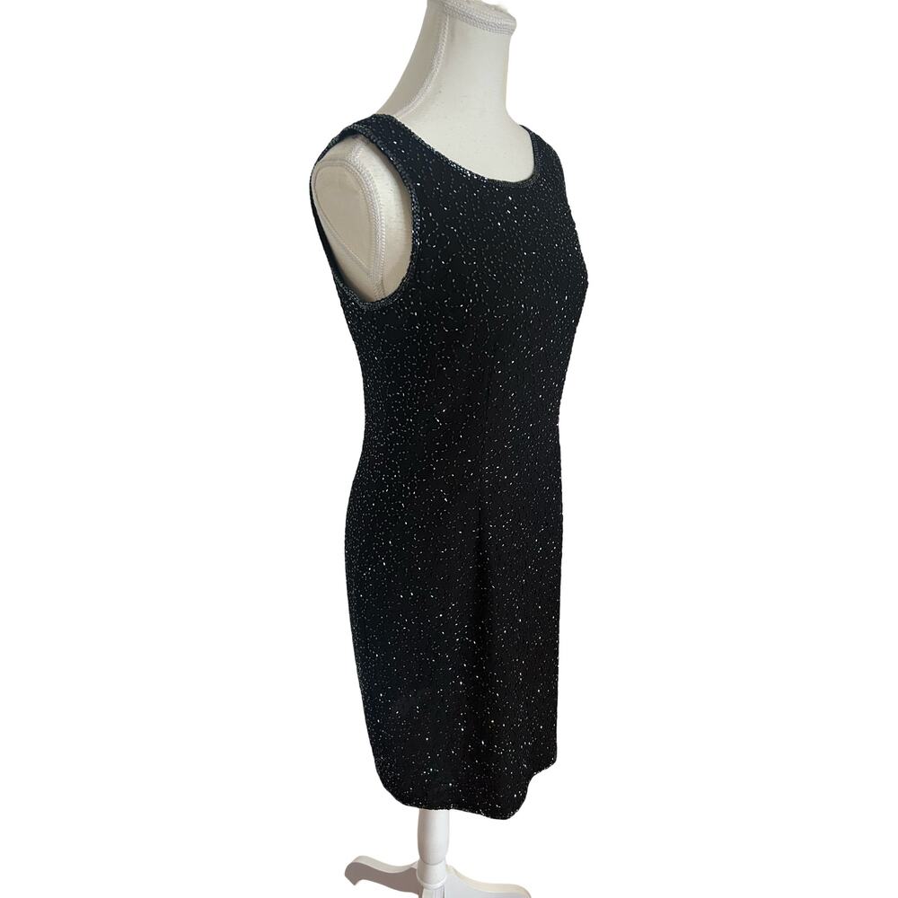 Vintage 80s/90s  Beaded Cocktail Dress – Perfect for Halloween!